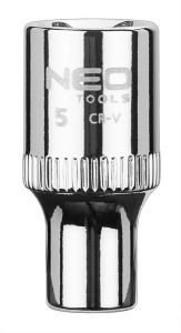 Dugókulcs fej, krova fej 5 mm 1/4" | NEO 08-222