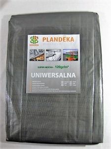 Takaróponyva vízálló, ezüst, 3 x 5 m, 120 g / m2 | BRADAS PL12035