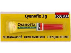 Pillanatragasztó 84A Cyanofix 3 g | SOUDAL 128474