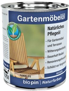 Kertibútorolaj színtelen 0,75 l | BIOPIN 08001