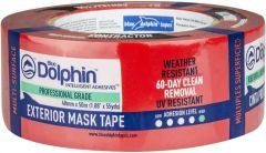 Festő-maszkoló szalag 48 mm x 50 m, UV álló, 60 napos, piros | BLUE DOLPHIN DOLred50