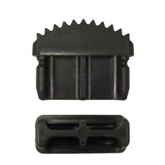 Létra talpdugó 55 mm x 20 mm fekete | 5023022