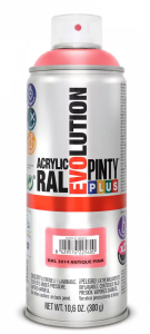 Pinty Plus Evolution oldószeres akril festék spray 400 ml, RAL 3014 antikrózsaszín színű | PINTY PLUS 552