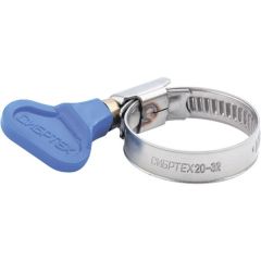 Csőbilincs 20 mm 32 mm tömlőbilincs műanyag csavarral SIBRTEH 475497