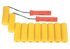 Festőhenger készlet 35x 100 mm henger 10db + 2db festőhenger nyél | SPARTA 802835