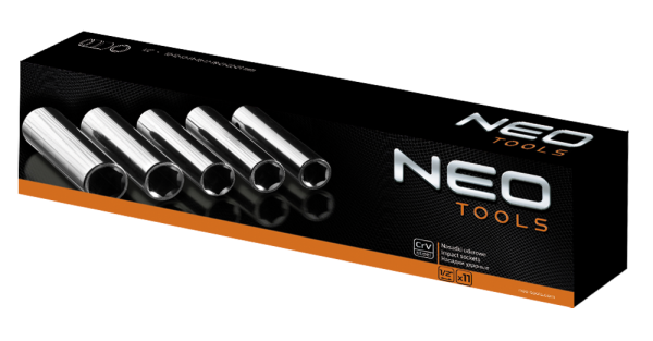 Dugókulcs készlet krova készlet levegős géphez hosszított 10 mm 24 mm 1 2 NEO 12 102-2