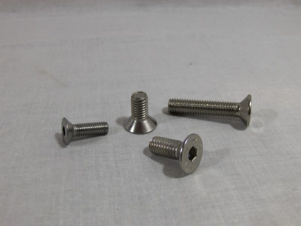 Süllyesztett fejű belső kulcsnyílású csavar M6 x 16 mm A2 DIN 7991
