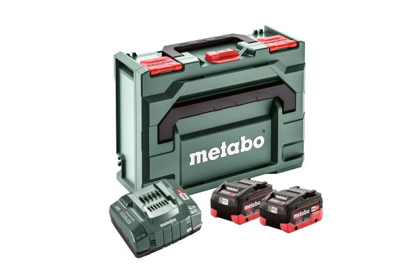 METABO akkumulátor szett 2 x 10 0 Ah LiHD ASC 145 metaBOX kofferben METABO 685142000