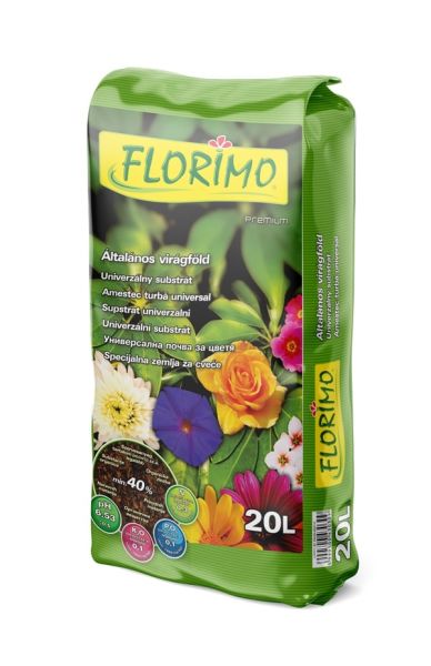 Florimo általános virágföld 20 l csomag zöld FLORIMO