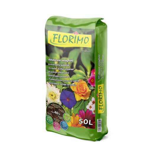 Florimo általános virágföld 50 l csomag zöld FLORIMO