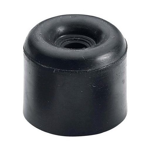 Ajtóütköző gumi fekete 3 cm