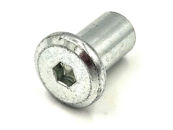 Bútorösszefogató anya hüvely M6 x 12 mm