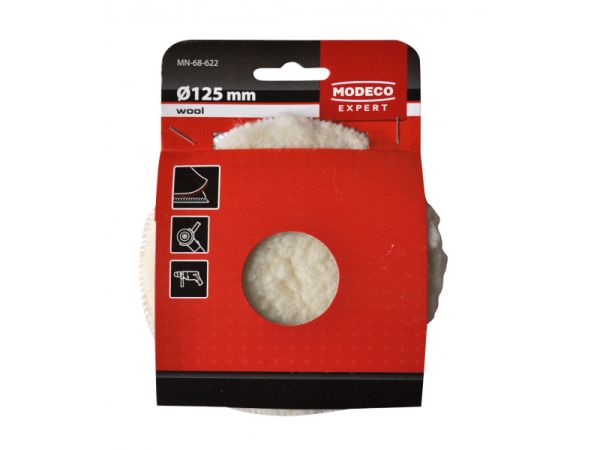 Polírozó bárány 125 mm tépőzáras MODECO N68622