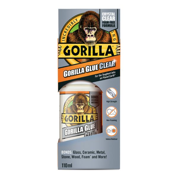 GORILLA Glue 110 ml kristálytiszta ragasztó GORILLA 1244400