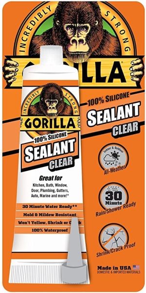 GORILLA Sealant szilikon tömítő 30 perces átlátszó 80 ml GORILLA 1144300