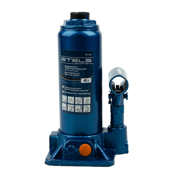 Hidraulikus palackemelő kofferben 4 t 194 mm 372 mm emelési magassággal STELS 51123-2