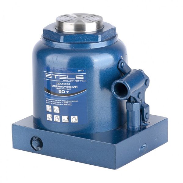 Hidraulikus palackemelő 50 t 236 mm 356 mm emelési magassággal STELS 51113