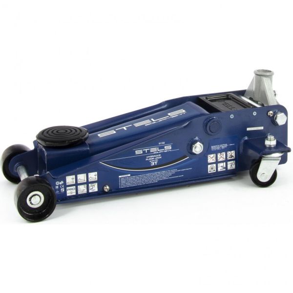 Hidraulikus emelő guruló autóemelő 3 t 135 mm 465 mm emelési magassággal STELS 51133-2