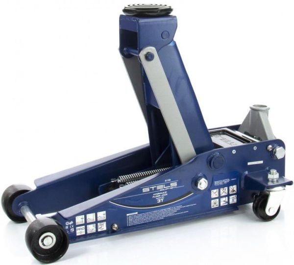 Hidraulikus emelő guruló autóemelő 3 t 135 mm 465 mm emelési magassággal STELS 51133