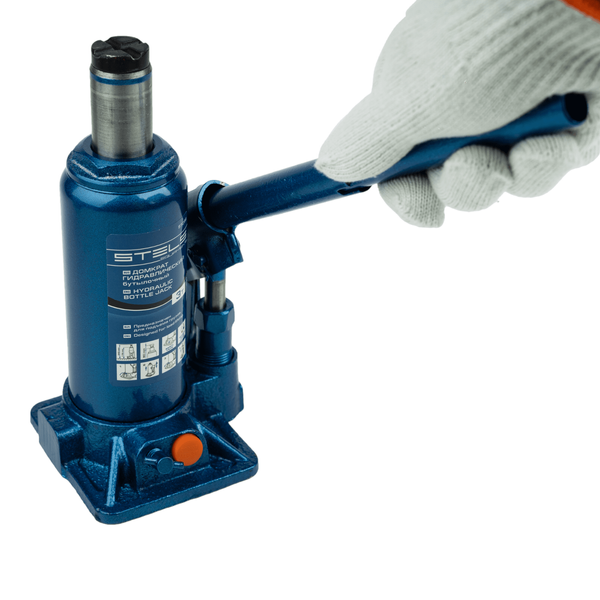 Hidraulikus palackemelő 2 t 158 mm 308 mm emelési magassággal STELS 51100-4