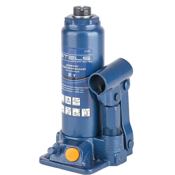 Hidraulikus palackemelő 2 t 181 mm 345 mm emelési magassággal STELS 51101