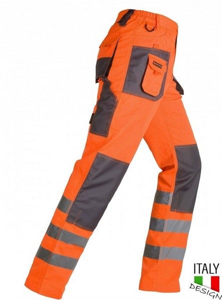 Munkavédelmi nadrág HV SMART narancs XL es KAPRIOL 31427