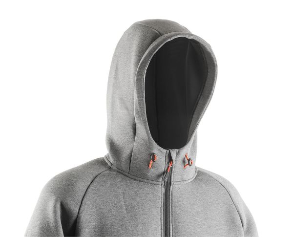 Kabát TECH HOODIE szürke színű XL es KAPRIOL 36222-2