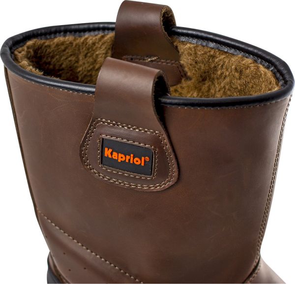 Munkavédelmi csizma ALASKA bélelt barna S3 SRC 43 as KAPRIOL 43633-2