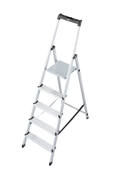 Háztartási létra alumínium lépcsőfokos 1 x 5 fokos MONTO SOLIDY KRAUSE 126238-2
