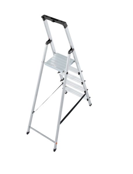Háztartási létra alumínium lépcsőfokos 1 x 5 fokos MONTO SOLIDY KRAUSE 126238-3