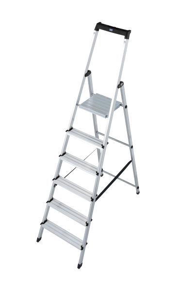 Háztartási létra alumínium lépcsőfokos 1 x 6 fokos MONTO SOLIDY KRAUSE 126245-2