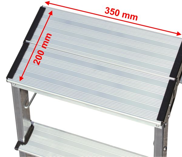 Létra 2 x 2 fokos fellépő MONTO TREPPY KRAUSE 130013-3