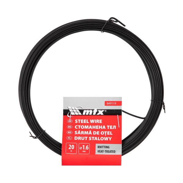 Lágyhuzal 1 6 mm x 20 m hőkezelt MTX 849119