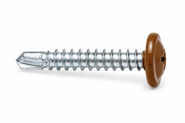 Lemezcsavar 4 2 x 13 mm lapos nagyfejű Opel önfúró RAL8003 KOELNER 70070