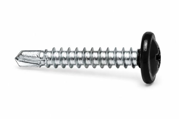 Lemezcsavar 4 2 x 13 mm lapos nagyfejű Opel önfúró RAL9005 KOELNER 70073