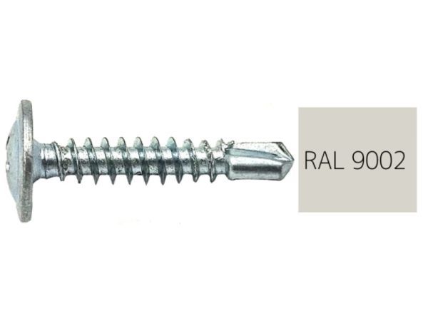 Lemezcsavar 4 2 x 16 mm lapos nagyfejű Opel önfúró RAL9010 KOELNER 69121
