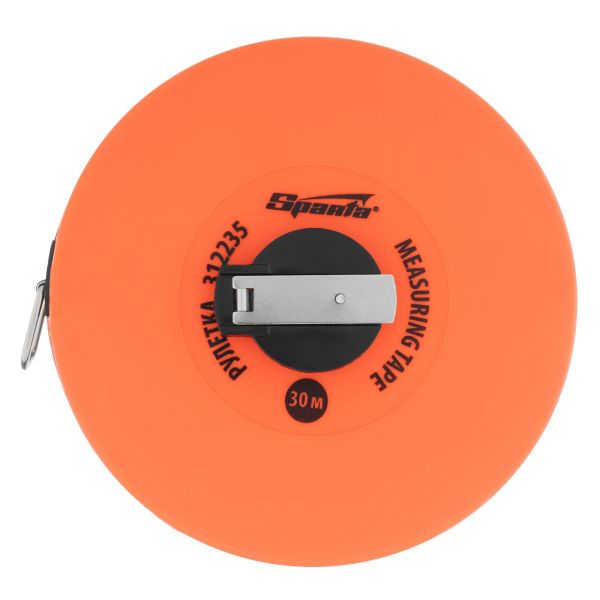 Mérőszalag 30 m x 12 5 mm üvegszálas zárt SPARTA 312057