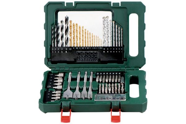 Tartozékszett 86 részes műanyag dobozban METABO 626708000
