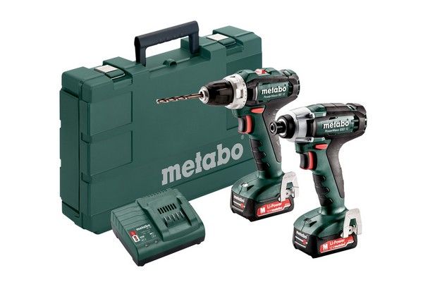 METABO gépcsomag PowerMaxx SSD 12 akkus ütvecsavarozó PowerMaxx BS 12 akkus fúró csavarozó 2X2 0Ah METABO 685166000