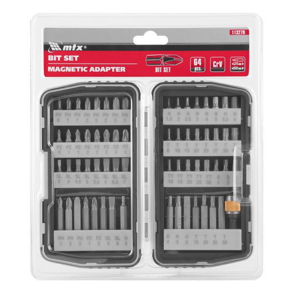 Bitkészlet behajtó tüske készlet 64 részes MTX 113279-7