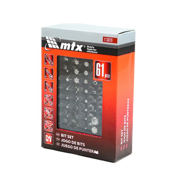 Bit készlet behajtó készlet 61 részes MTX 113879-2