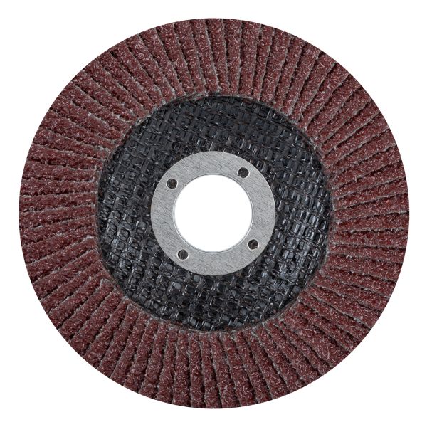 Csiszolókorong 115 mm P25 legyezőlapos fa fém MTX 740269-2