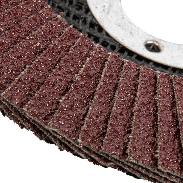 Csiszolókorong 115 mm P100 legyezőlapos fa fém MTX 740319-2