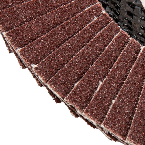 Csiszolókorong 125 mm P100 legyezőlapos fa fém MTX 740479-4