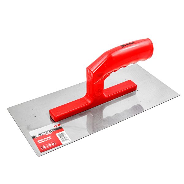 Acél simító 280 x 130 mm műanyag nyél MTX 867749-4