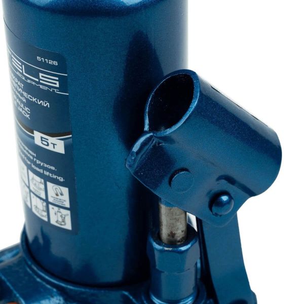 Hidraulikus palackemelő kofferben 5 t 197 mm 382 mm emelési magassággal STELS 51126-4