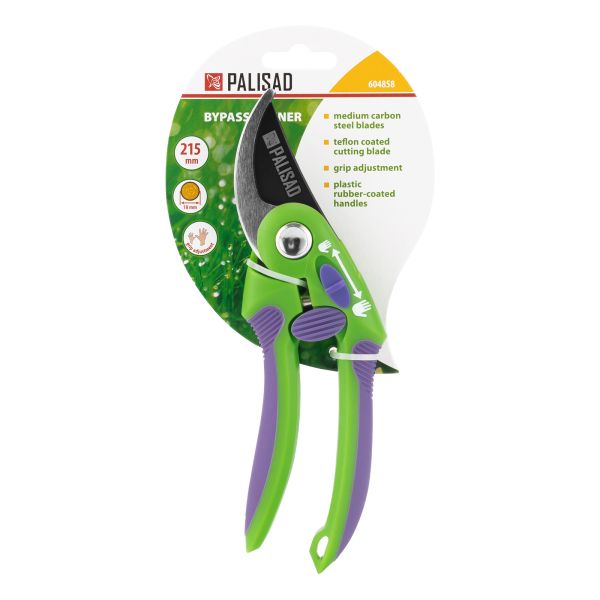 Metszőolló rugós gumírozott markolattal 215 mm PALISAD 604858-7