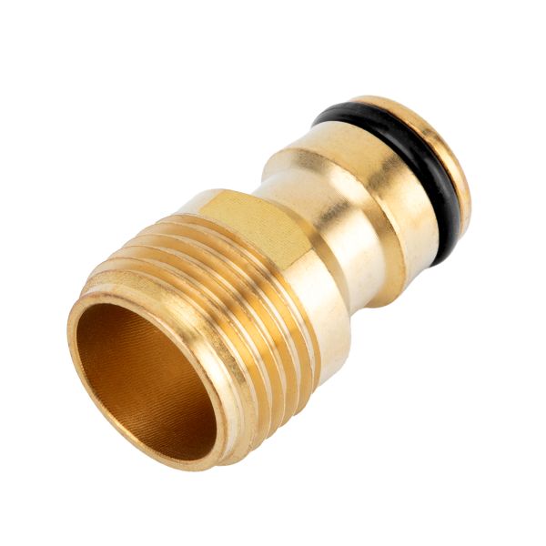 Csapcsatlakozó locsoló gyorscsatlakozóhoz 1 2 külső menettel sárgaréz PALISAD 662728-2