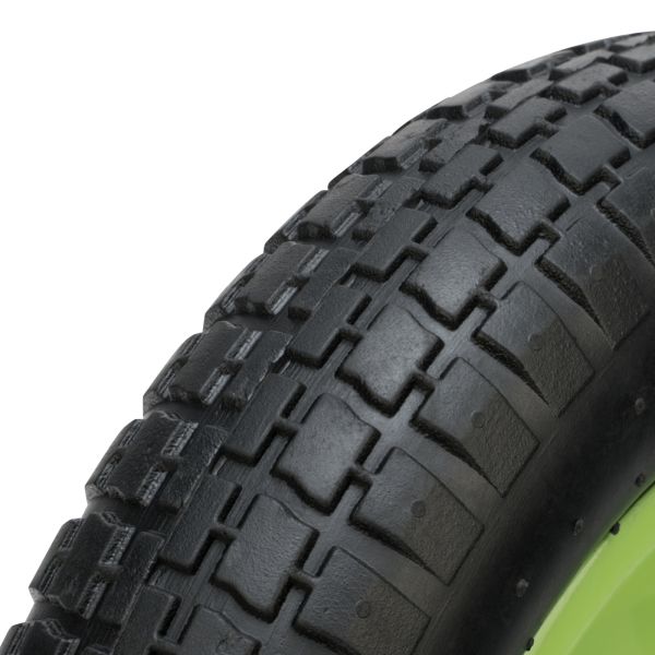 Talicskakerék 3 00 8 D340 mm belső csapágy D16 mm 90 mm zöld PALISAD 689718-3