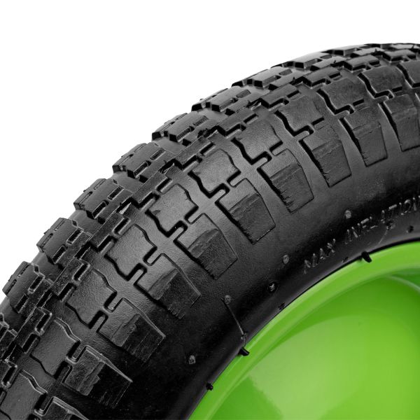 Talicskakerék 3 25 8 D340 mm belső csapágy D16 mm 90 mm zöld PALISAD 689738-3